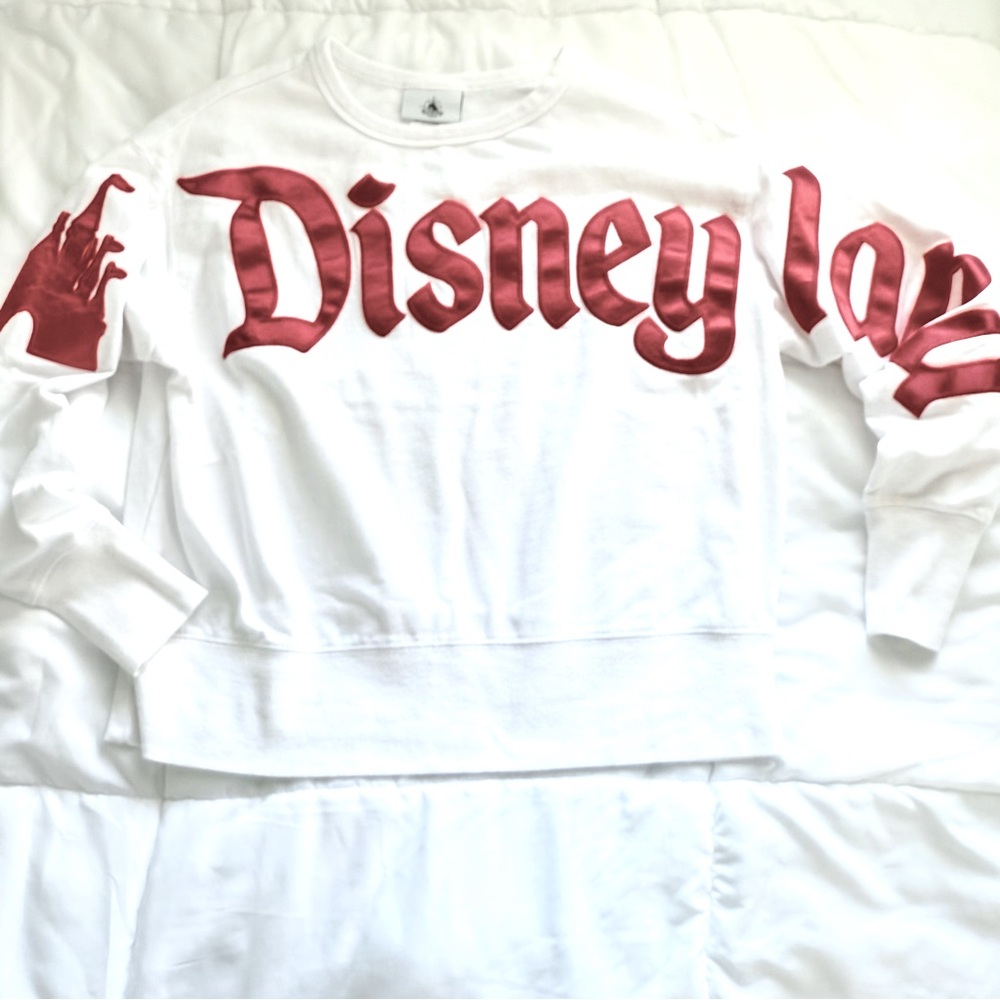 Disneyland - White and red Holiday Jersey